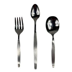 VTG Oneida Community Stainless Steel Baby Flatware Set Utensils Fork & 2 Spoons